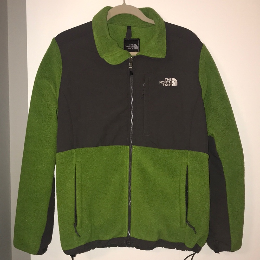 Green northface fleece